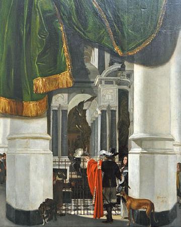 Emanuel de Witte Interior of the Niewe Kirke in Delft with the Tomb of WIlliam the Silent oil painting image